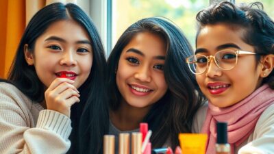Natural Look Makeup: Blush and Lip Gloss for Tweens